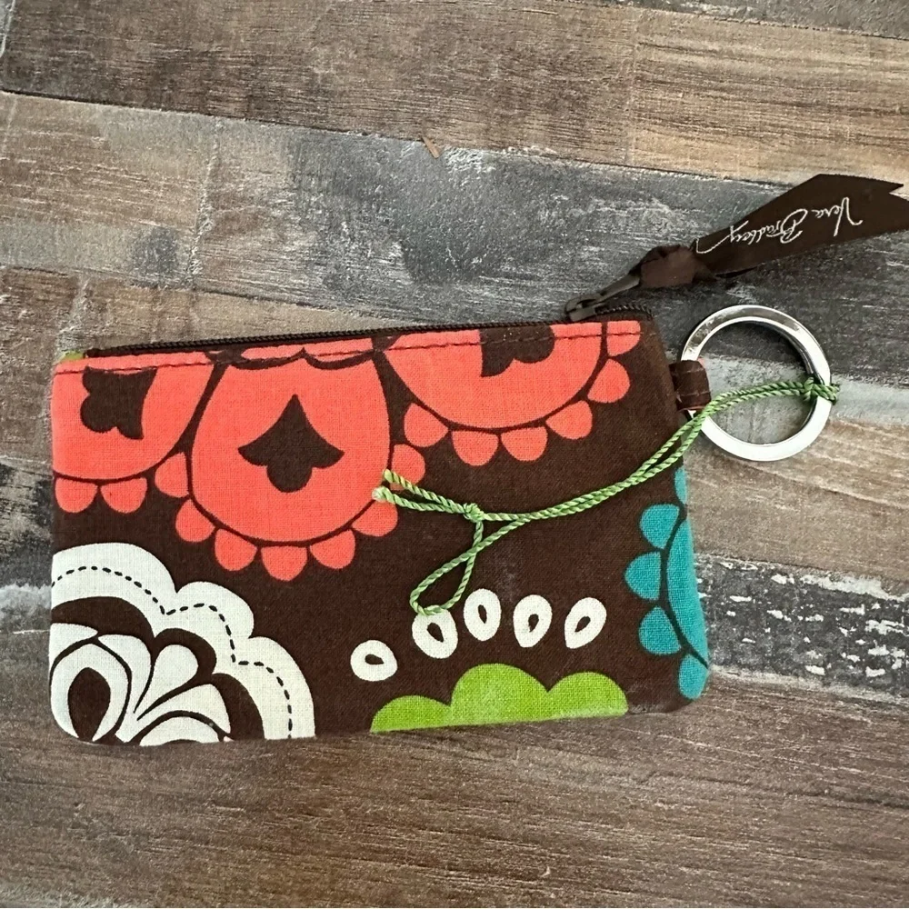 Vera Bradley Lola retired pattern ID card key wallet holder.